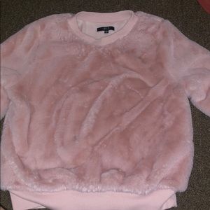 Soft pink sweater